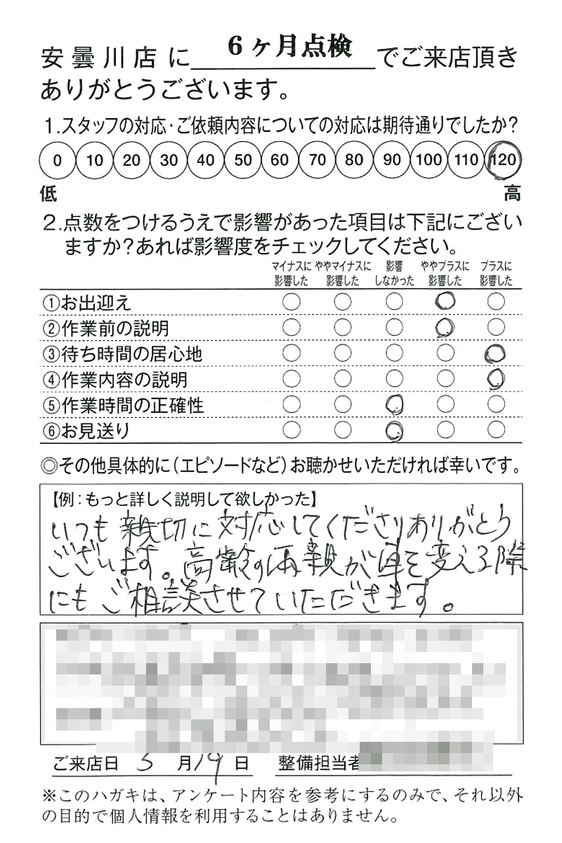 安曇川店250519T様