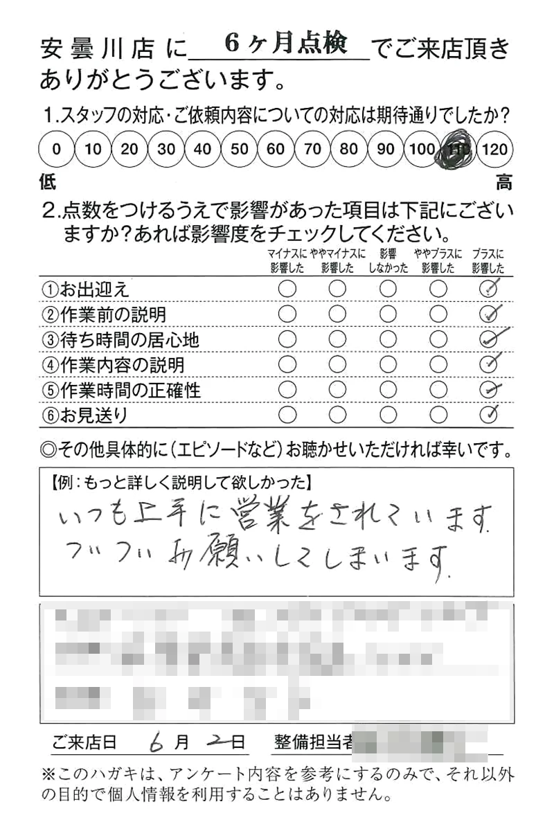 安曇川店250602S様