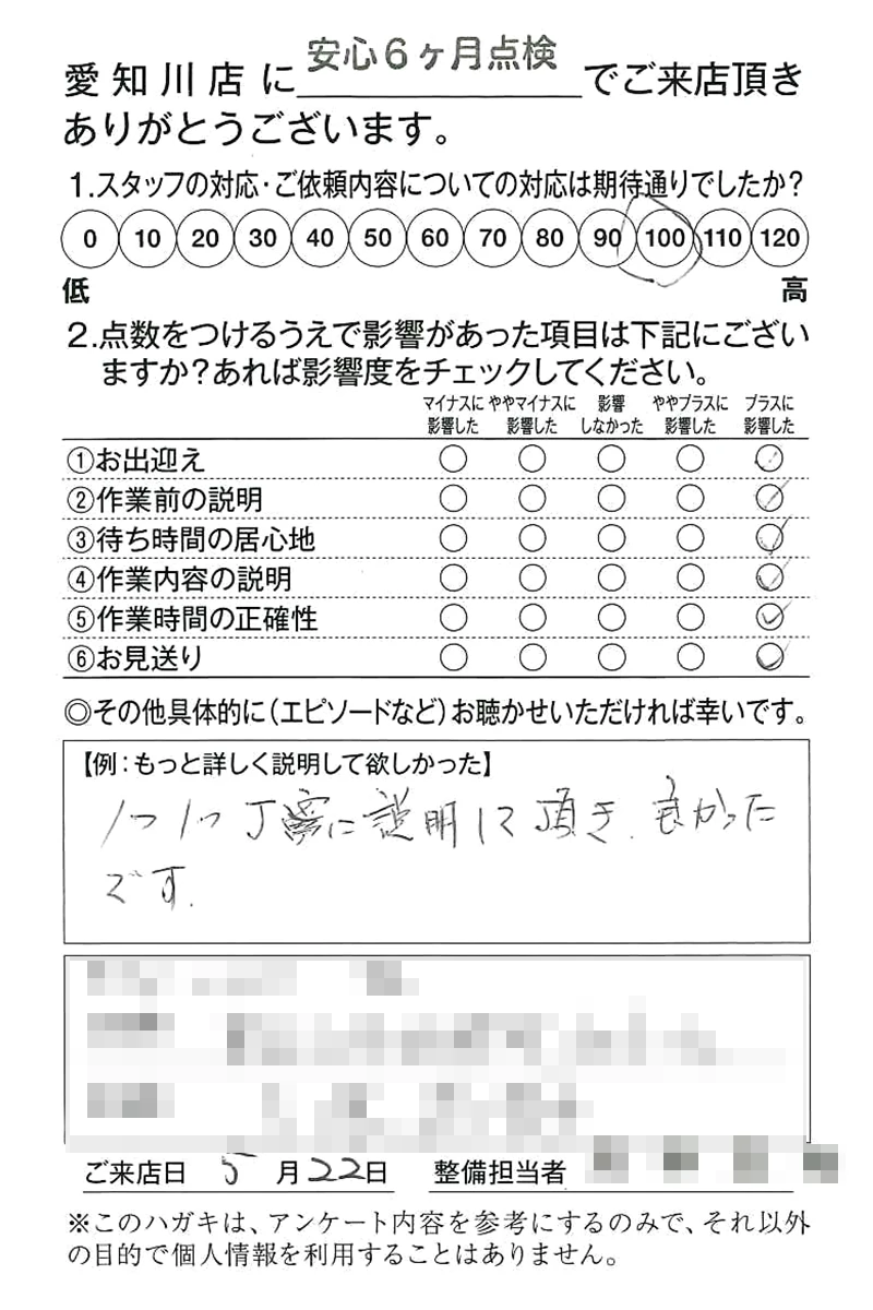 愛知川店050522K様