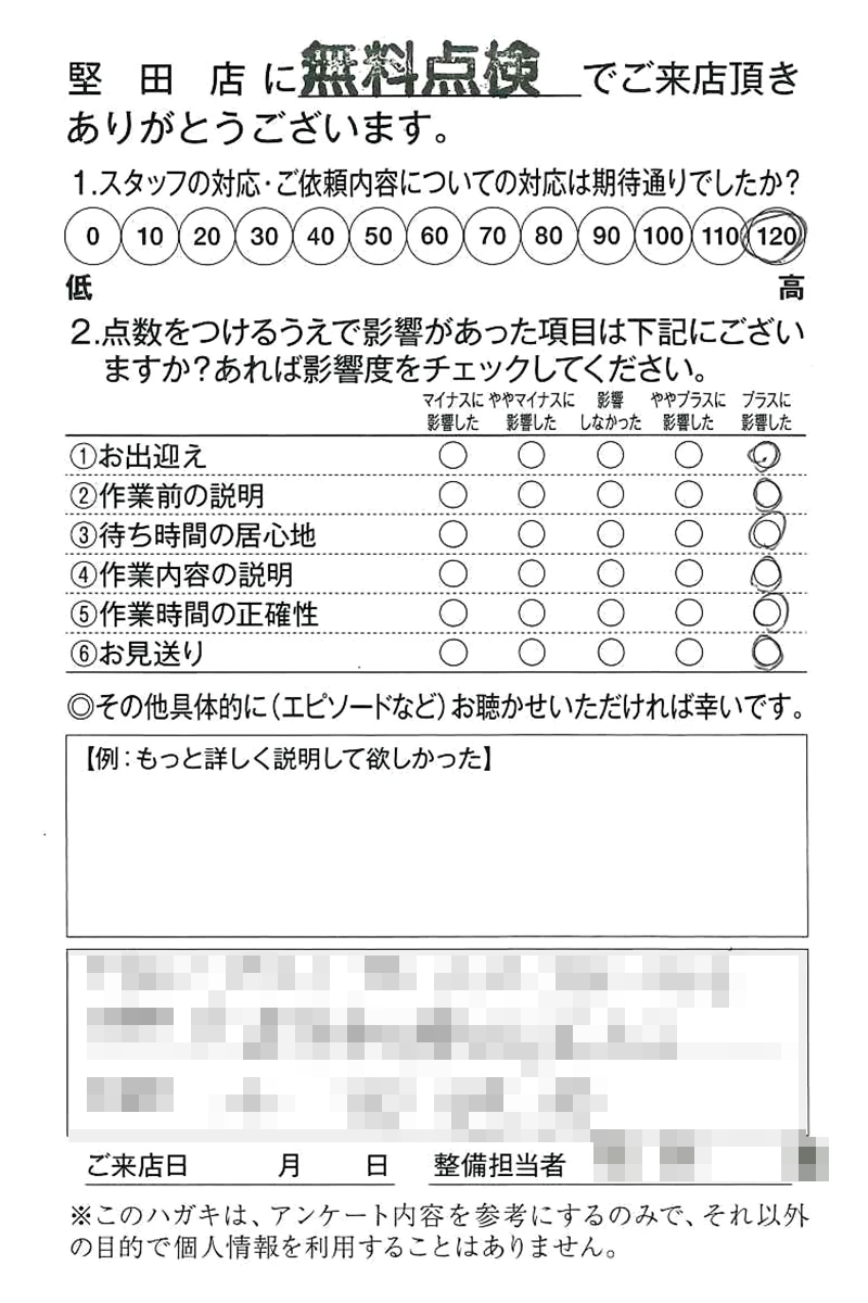 堅田店250000S様