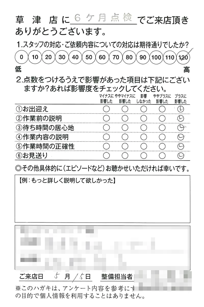 草津店250515S様